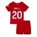 Günstige Liverpool Diogo Jota #20 Babykleidung Heim Fussballtrikot Kinder 2023-24 Kurzarm (+ kurze hosen)